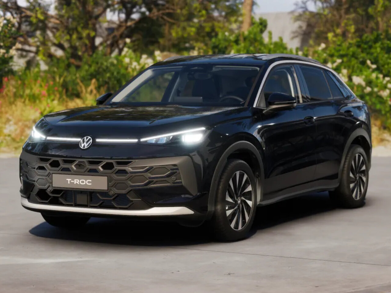T-Roc Style Schwarz Front
