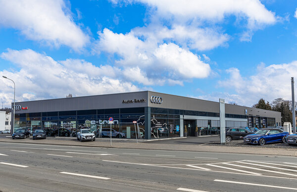 Außenaufnahme vom Audi Standort in Wetzlar
