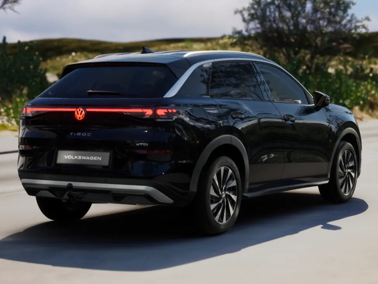 T-Roc Style Schwarz Heck