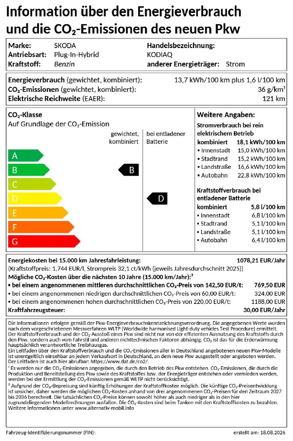 PKW-EnVKV-Label herunterladen