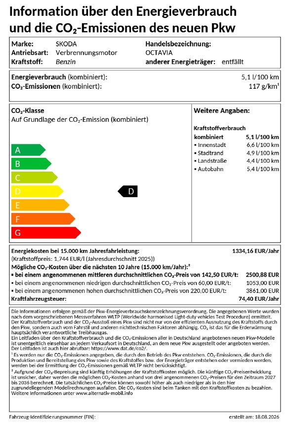 PKW-EnVKV-Label herunterladen