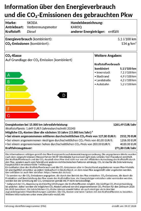 PKW-EnVKV-Label herunterladen