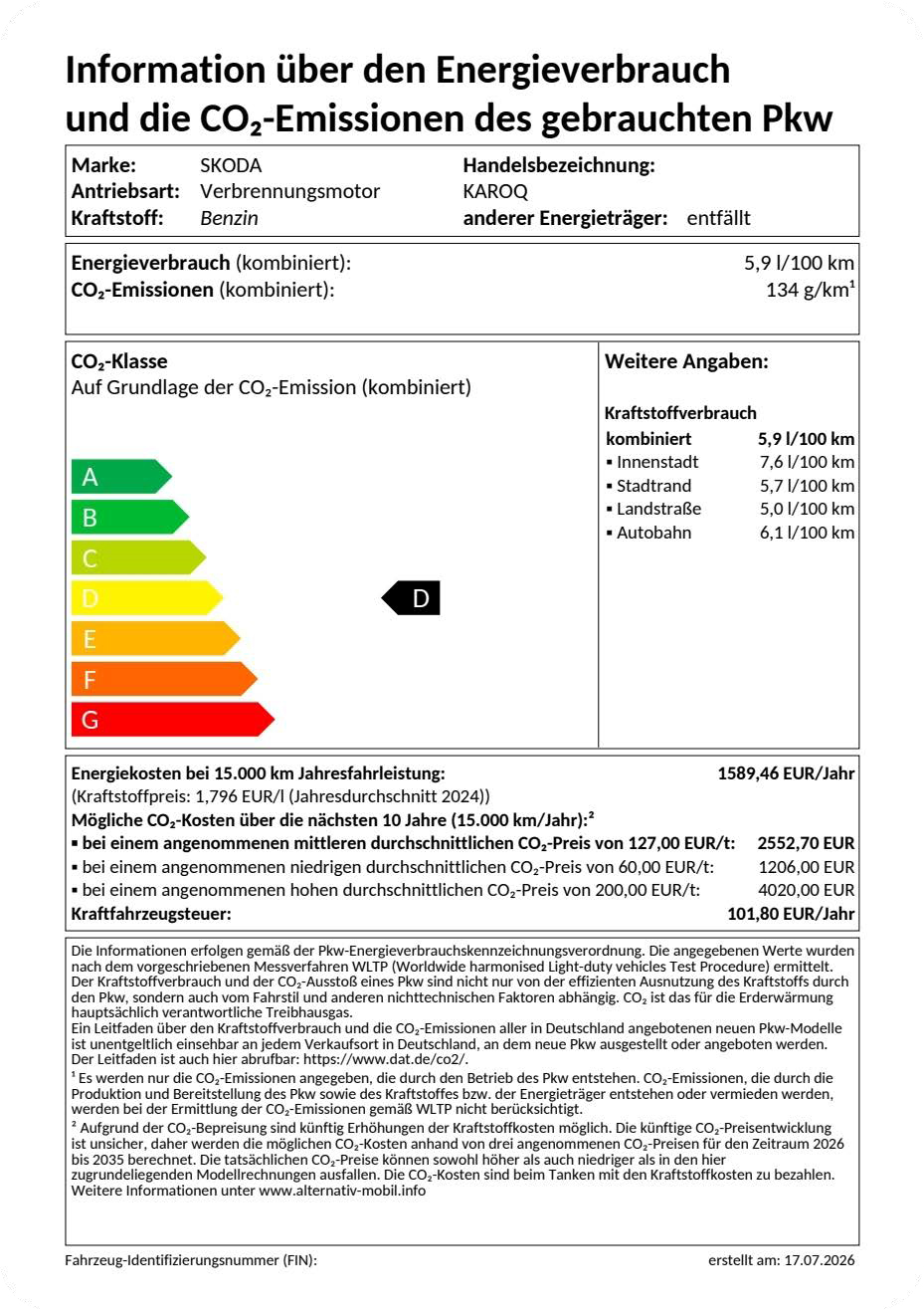 PKW-EnVKV-Label herunterladen