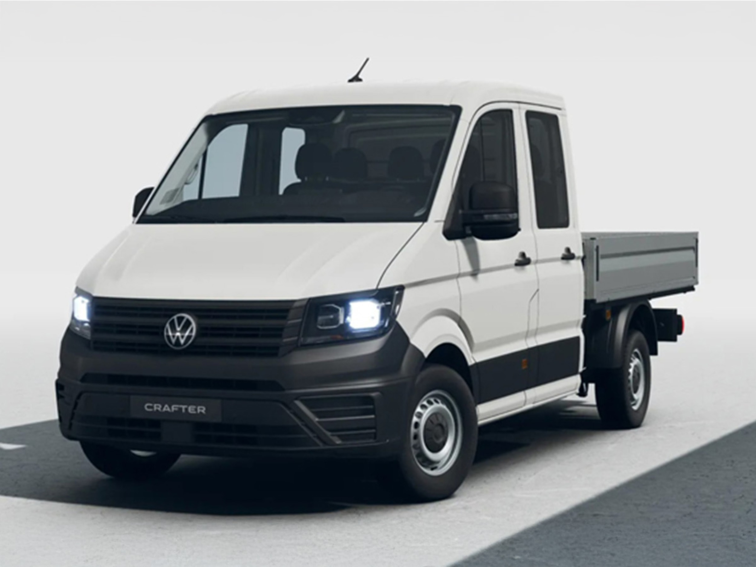 Volkswagen Crafter Pritsche weiß Front